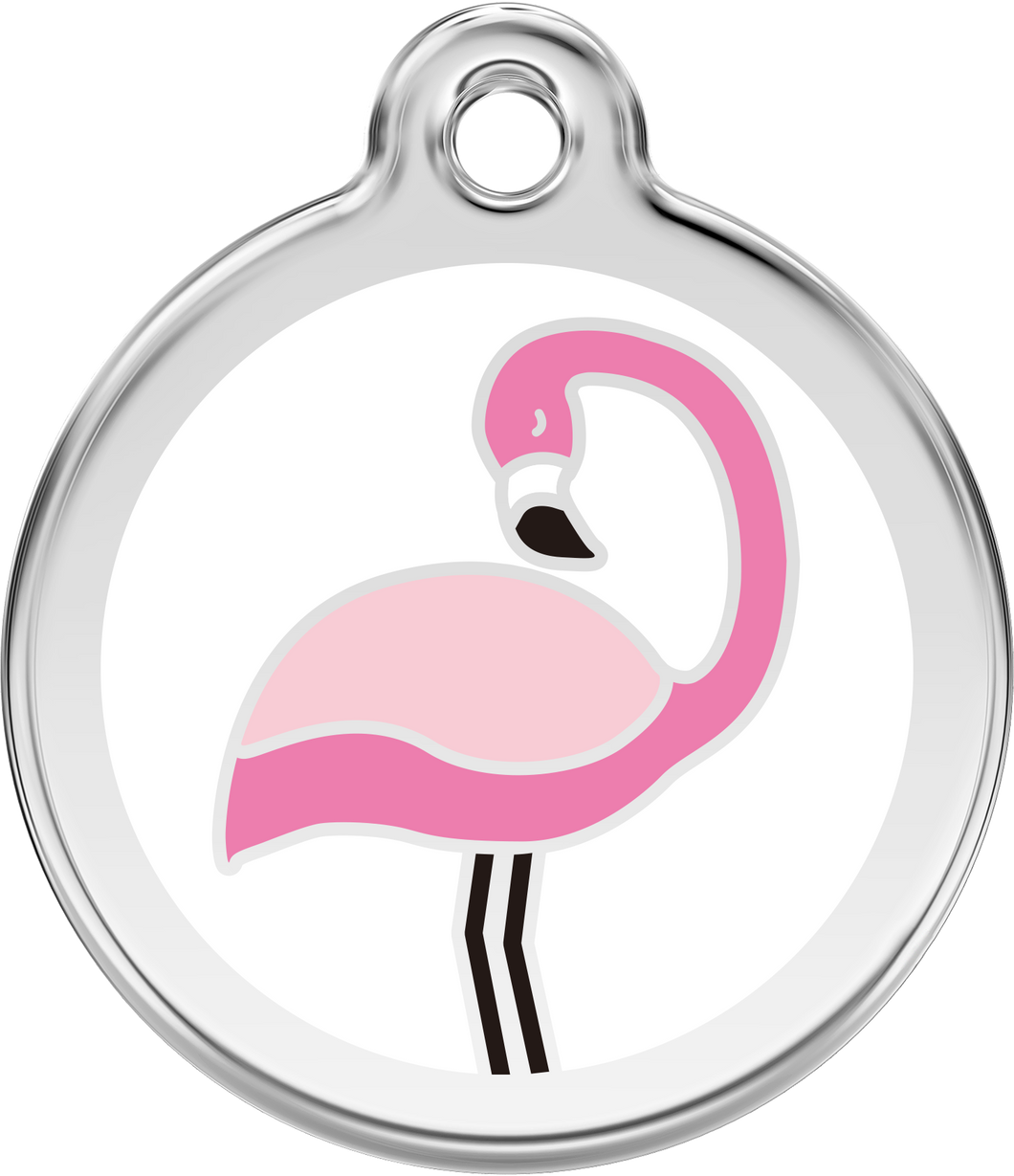 Red Dingo - Flamingo Tag & Engraving