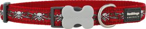 Red Dingo 'Skulls & Roses Red' Collar
