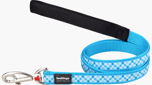 Gingham Turquoise Leads