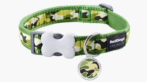 Red Dingo 'Camouflage Green' Collar